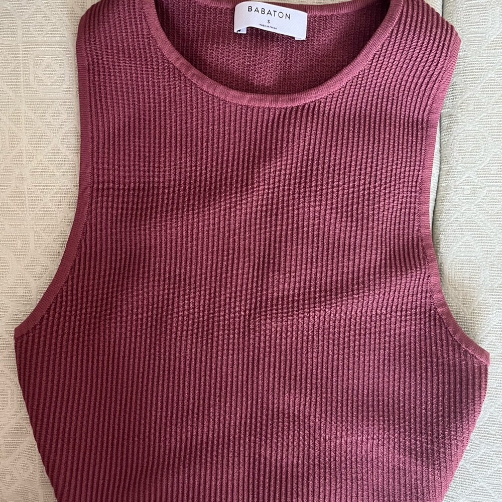 Aritzia Babaton sculpt knit racer